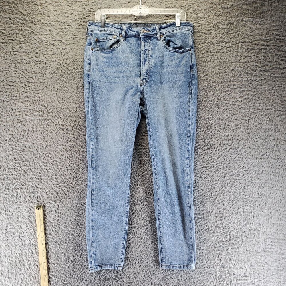 Indigo Rising Jeans Womens 13/31 Blue Stretch Denim Straight Leg